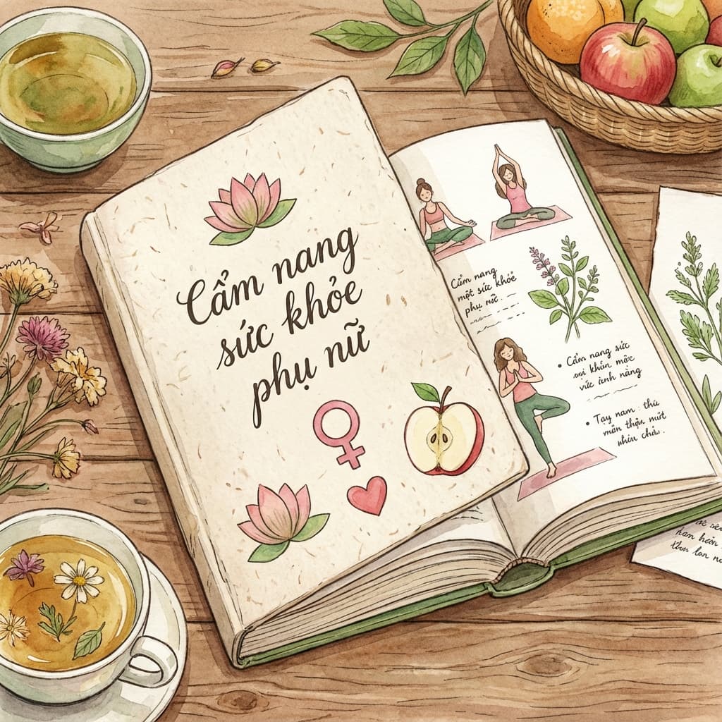 Cẩm nang sức khỏe phụ nữ: Bí quyết sống khỏe, trẻ đẹp mỗi ngày