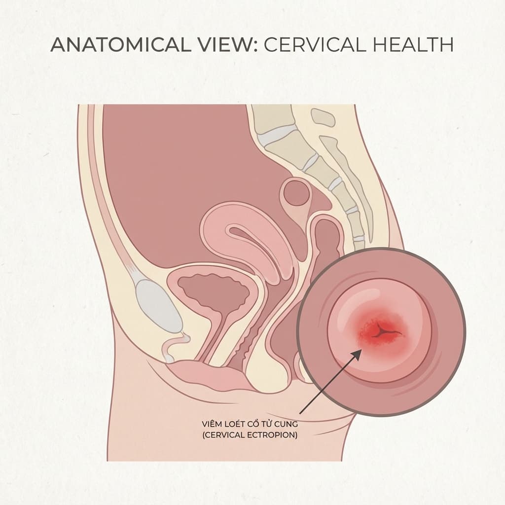Viêm loét cổ tử cung: Nguyên nhân, Triệu chứng và Cách chữa trị